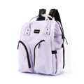 Praktický ruksak typu mommy bag vo fialovej farbe - Himawari