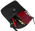 Elegantná dámska messenger taška z prírodnej kože - Peterson