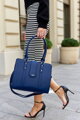 Elegantná dámska shopper taška z ekologickej kože - Rovicky