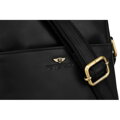 Pánska kožená crossbody taška Peterson v čiernej farbe + puzdro na kľúče