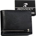Elegantná pánska kožená peňaženka s RFID ochranou - Rovicky