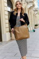 Klasická dámska shopper taška z ekologickej kože - Rovicky