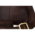 Hnedá pánska kožená crossbody taška - Peterson,skl.