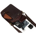 Hnedá crossbody taška na zips - Peterson skl.