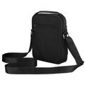 Mała listonoszka męska czarna z poliestru miejska lekka saszetka na ramię - Peterson