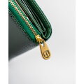 Elegantná, zelená dámska peňaženka z prírodnej kože vybavená RFID systémom - Peterson