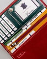 Veľká, kožená dámska peňaženka s RFID systémom — Rovicky