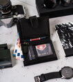 Kožená peňaženka na karty s RFID Protect - Peterson