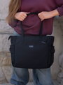 Čierna nylonová shopper kabelka Peterson