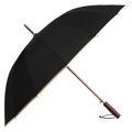 Duży, elegancki parasol rządowy w czarnym kolorze - Peterson