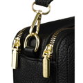 Praktická čierna crossbody kabelka na rameno - Rovicky