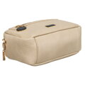 Béžová mestská dámska crossbody kabelka 