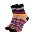 Zestaw 5 par skarpet męskich w paski w rozmiarze 40-45 - Peterson