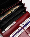 Veľká, kožená dámska peňaženka na patent so systémom RFID - Rovicky