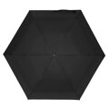 Skladací mini cestovný dáždnik čierny Peterson