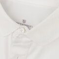 Biała, męska koszulka polo regular fit w rozmiarach od M do XL - Peterson