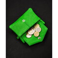 Etui na klucze ze skóry naturalnej w zielonym kolorze