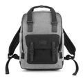 Sivo-čierny ruksak s priehradkami na notebook 15'' - Himawari