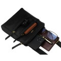Elegantná čierna pánska kožená crossbody taška – štýlový doplnok na každý deň