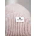 Béžová dámska čiapka Beanie z angory a akrylu v univerzálnej veľkosti