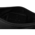 Čierna pánska kožená crossbody taška Peterson + puzdro na kľúče