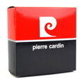 Pánsky kožený opasok s červenými okrajmi - Pierre Cardin