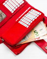 Veľká dámska peňaženka vyrobená z prírodnej kože- Rovicky