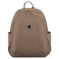 Dámsky béžový ruksak z polyesteru, ľahký a jednokomorový