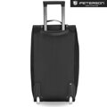 Veľká čierna cestovná taška na kolieskach z polyesteru