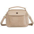 Dámska béžová crossbody kabelka z ekokože Peterson