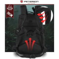 Veľký taktický čierny ruksak z nylonu 45L – Peterson