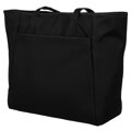 Elegantná čierna shopper kabelka so zipsom – Peterson