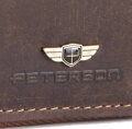 Kožená pánska peňaženka s RFID zipsom - Peterson