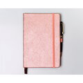 Ružový zápisník A5 s linajkami a tvrdou väzbou