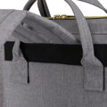 Šedý dámsky ruksak s USB portom a priestorom na notebook