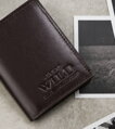 Elegantná peňaženka z pravej kože s patentným zapínaním - Always Wild