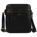 Pánska čierna kožená crossbody taška Peterson + puzdro na kľúče