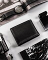 Pánska horizontálna kožená peňaženka CARBON - Peterson