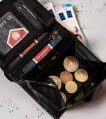 Kožená peňaženka na karty s RFID Protect - Peterson