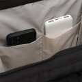 Plecak damski z miejscem na laptopa, wykonany z poliestru w czarnym kolorze - Peterson