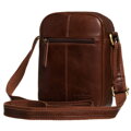 Hnedá kožená pánska crossbody taška Peterson – elegantný doplnok pre moderného muža