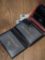 Vertikálna dvojfarebná RFID skladacia kožená peňaženka - Rovicky