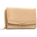 Dámska béžová horizontálna peňaženka z ekologickej kože s RFID ochranou
