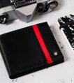 Pánska peňaženka N01-RVTP-3012 Black-Red