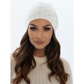 Teplá dámska beanie čiapka s kryštálikmi – Peterson