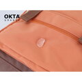 Oranžovo-hnedý mestský ruksak so zipsom - Himawari