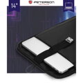 Tmavomodrý cestovný ruksak z polyesteru s priehradkou na laptop 14″ – Peterson