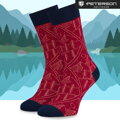 Zestaw skarpet męskich w rozmiarze 38-44 we wzory z motywem outdoor - Peterson