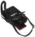 Praktická kožená crossbody taška pre pánov Peterson