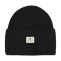 Zimowa czapka damska beanie w czarnym kolorze - Peterson